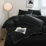 4 Piece Solid Color Bedding Set