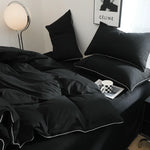 4 Piece Solid Color Bedding Set