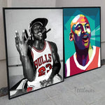 Michael Jordan Canvas Poster