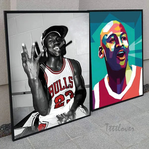 Michael Jordan Canvas Poster