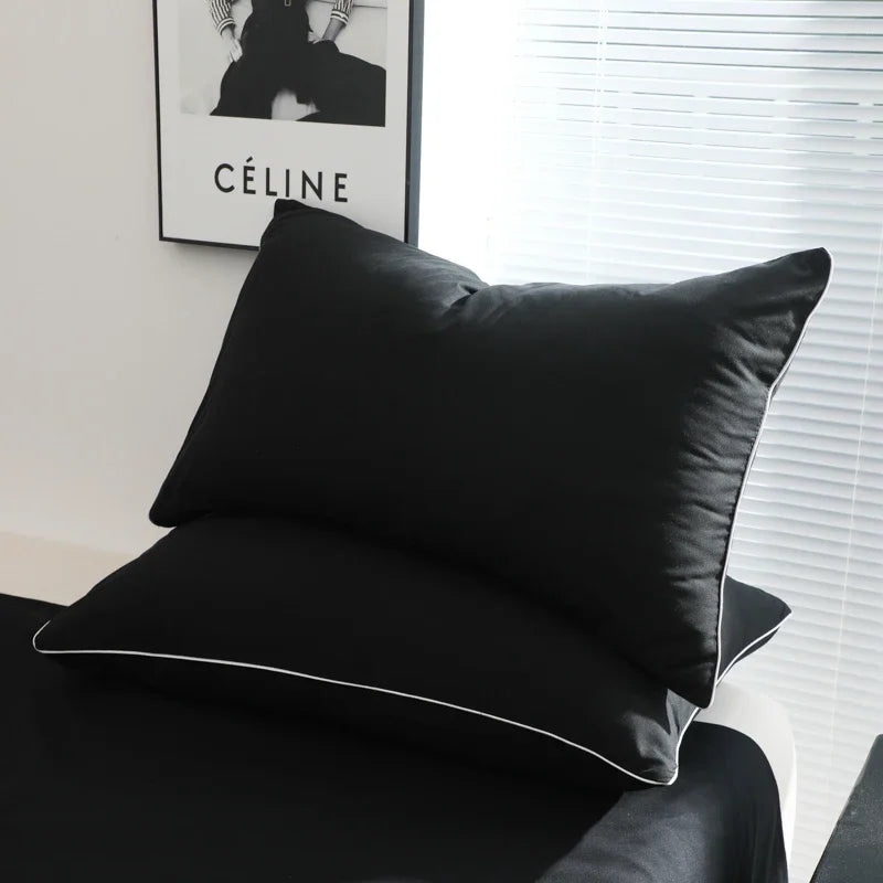 4 Piece Solid Color Bedding Set