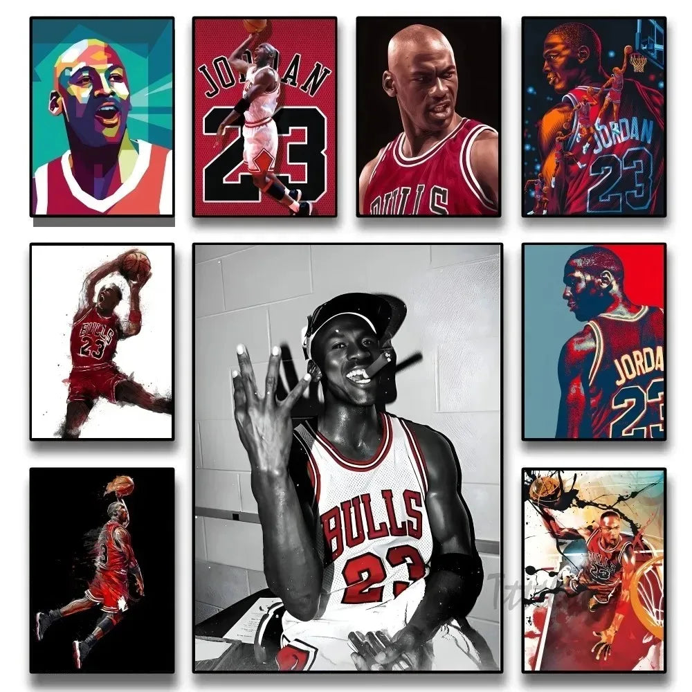 Michael Jordan Canvas Poster